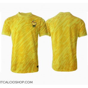 Francia Portiere Prima Maglia Europei 2024 Manica Corta